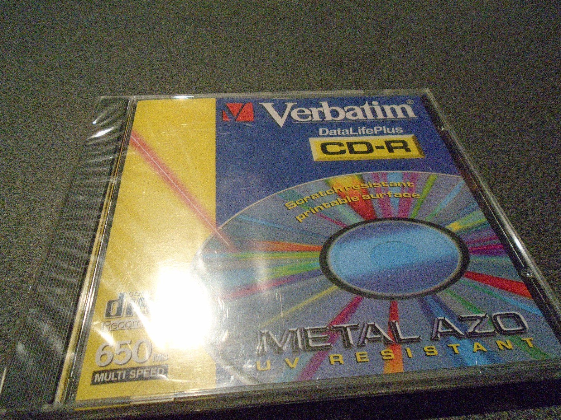 CD & DVD vergini: CD leer, Verbaim, CD-R, 650 MB – Usato da Zürich venduto da abraxas1291