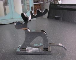 Rosenstein, Nussknacker "Elch", verchromt