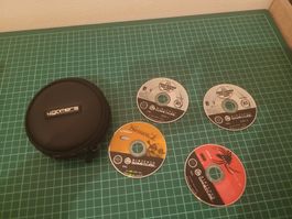 Nintendo GameCube games with case - nostalgic fun!