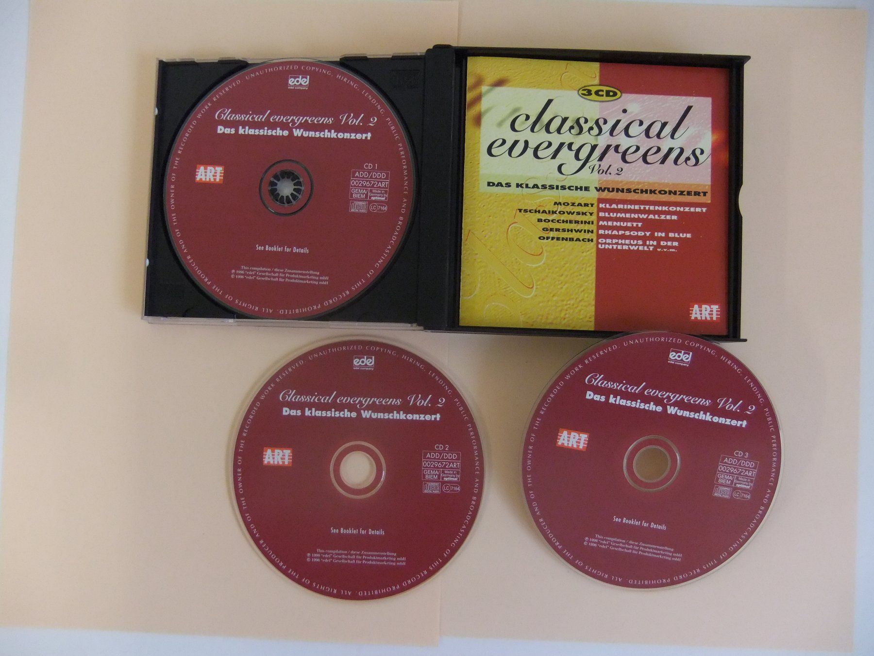 CDs: 3 CDs Klassisches Wunschkonzert in Box – Gebraucht aus Hemishofen von Lany 2