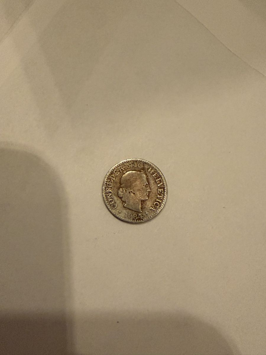 Tutti le monete: 5 Rappen 1884 Silber – Usato da Winterthur venduto da Af1976 2