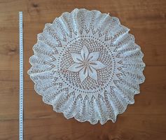 ANTIKE GESTRICKTE ZIERDECKE, RUND