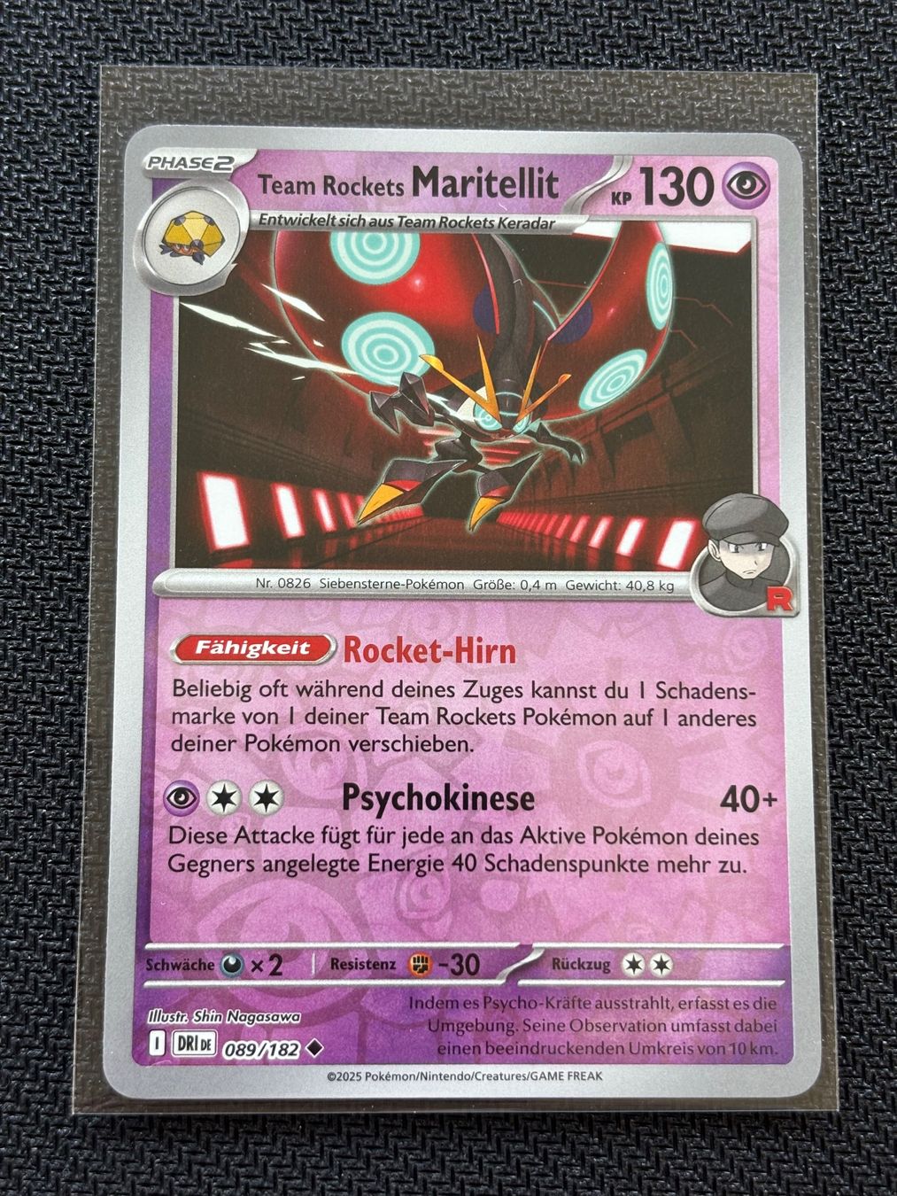 Pokémon Sammelbilder & Trading cards: Team Rockets Maritellit DRI 89 Reverse Holo Ewige Rivalen DE – Neu (gemäss Beschreibung) aus Hergiswil NW von Feybyen