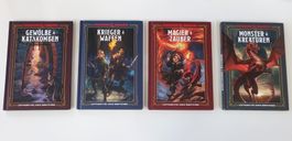 4 Stück Dungeons & Dragons Handbücher