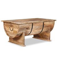 Couchtisch Mangoholz Massiv 88 x 50 x 40 cm - Gratisversand