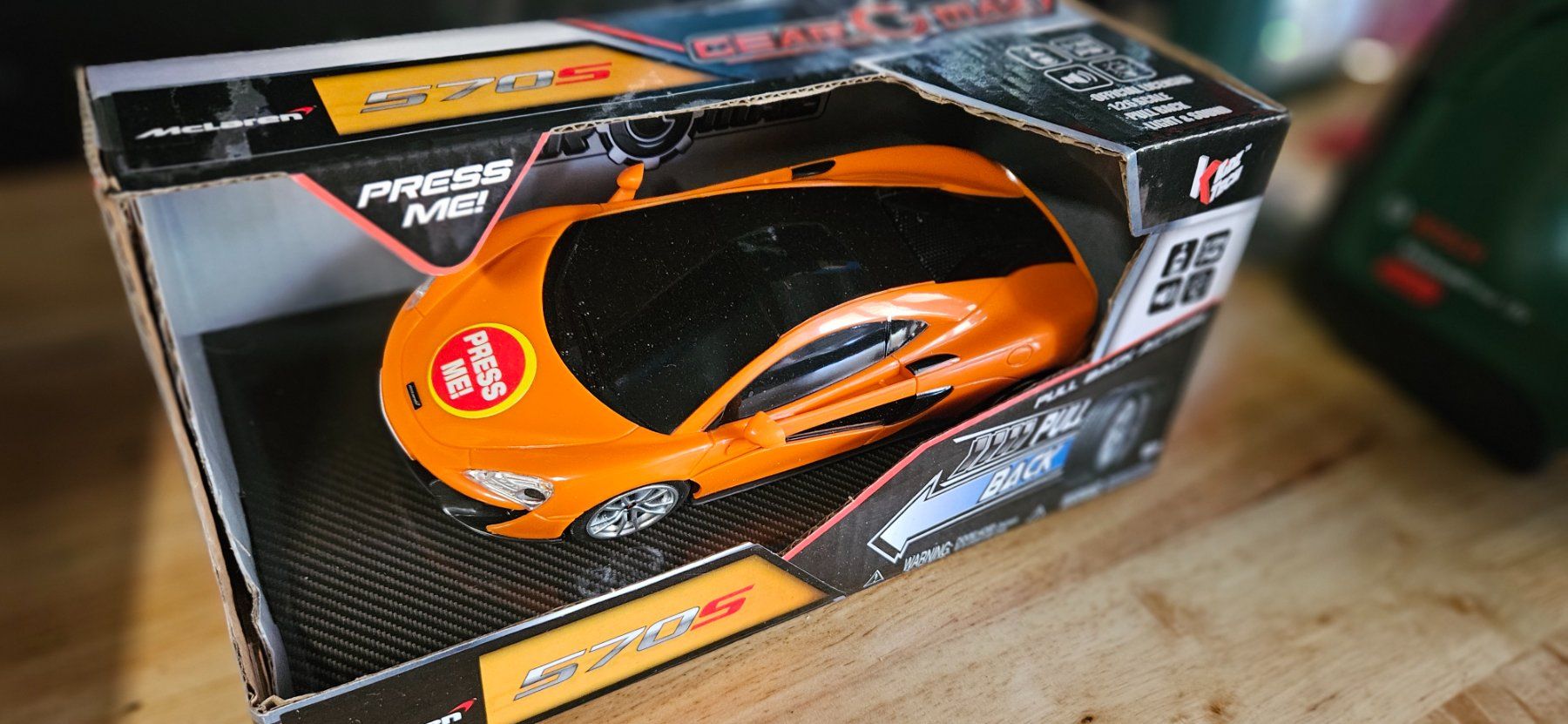 Lamborghini Modellini d'auto: Pullback Car McLaren Orange – Nuovo e nell'imballaggio originale da Rohrbach venduto da Emiflo 1