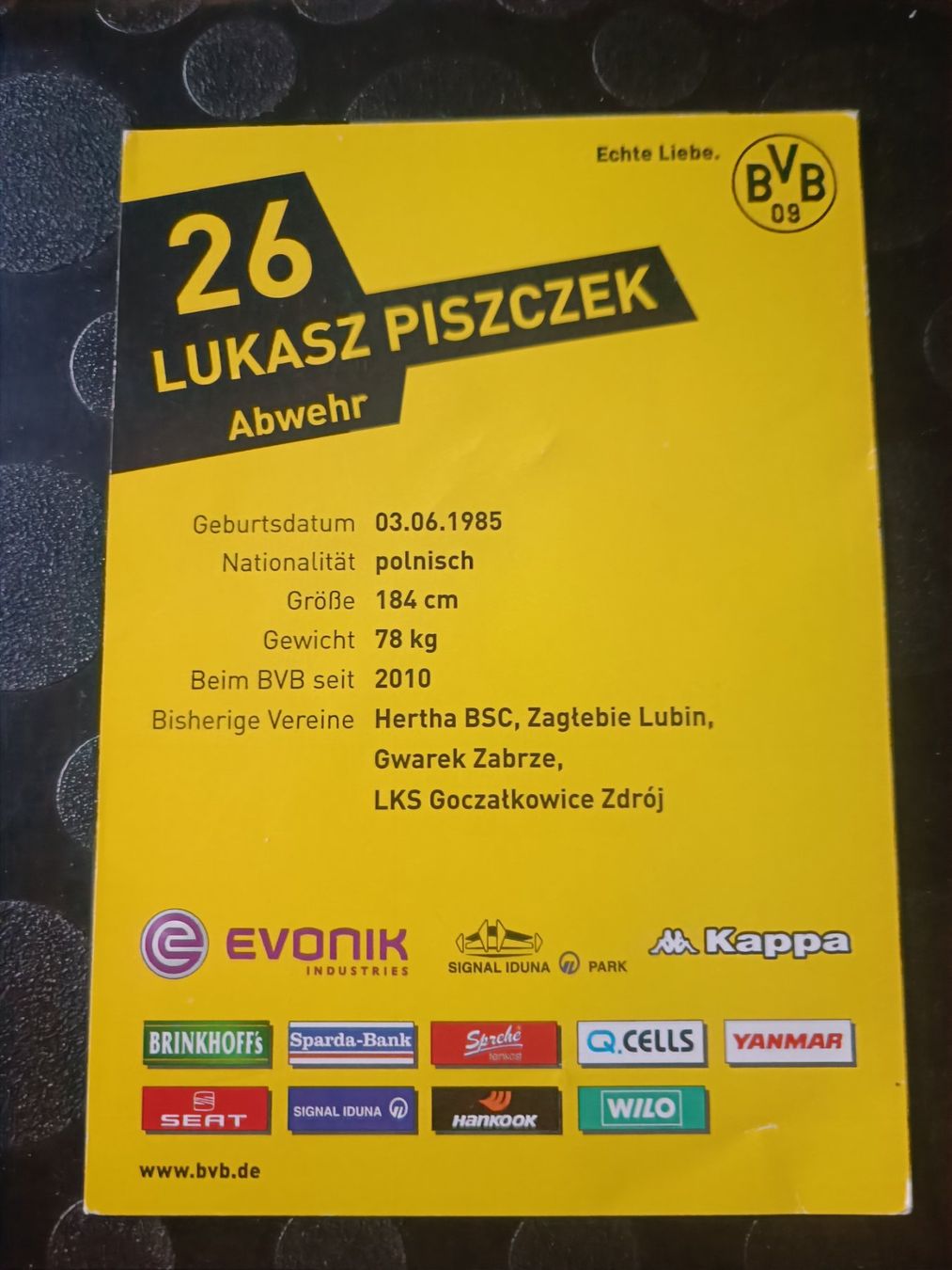 Autographes: BVB - handsig.  Sonderaktionen ab CHF 1.00 – D'occasion à Menziken par Artographs 1