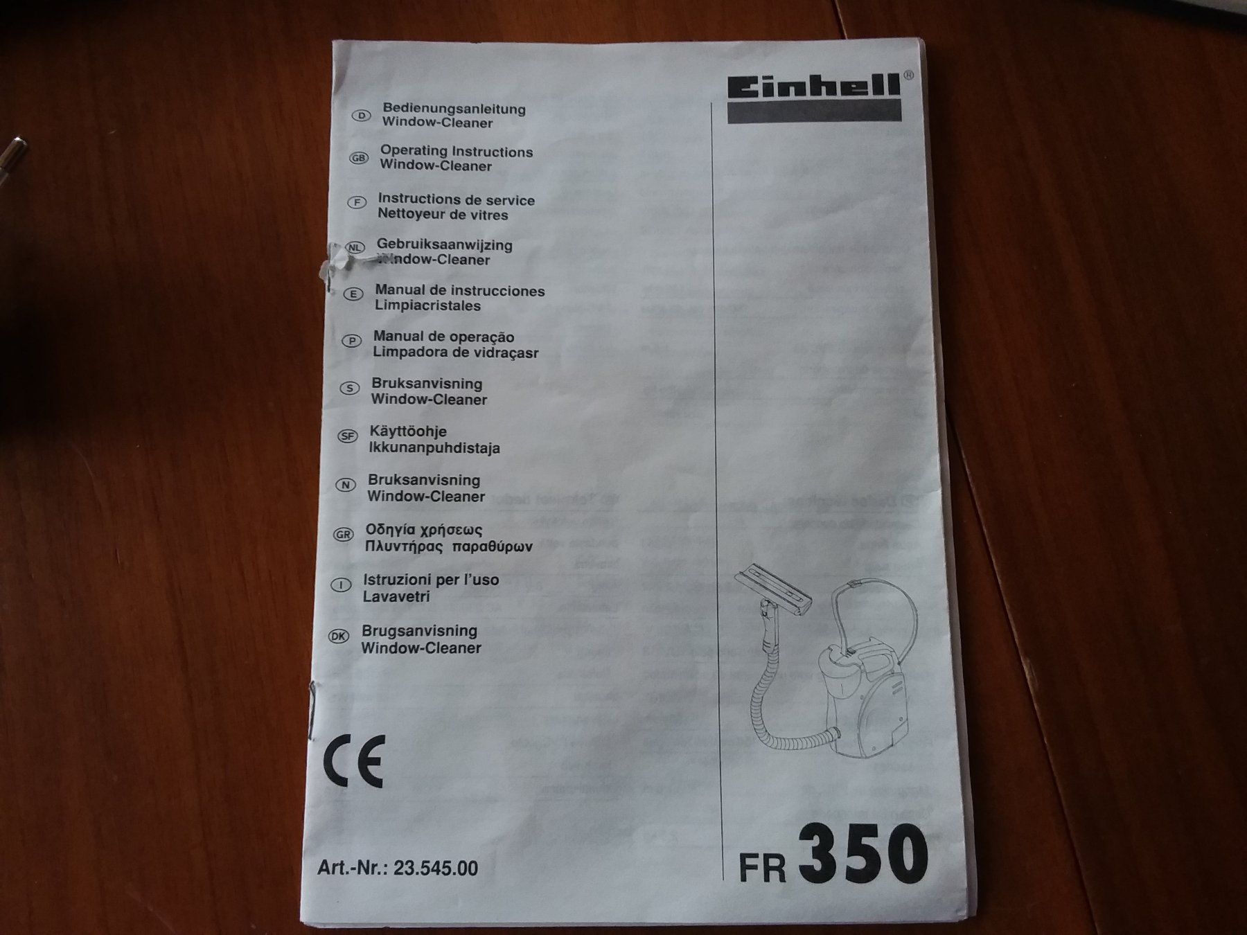 Altro per la casa: Einhell FR350 Fensterreiniger – Usato da Baden venduto da Katzenbaum27 5