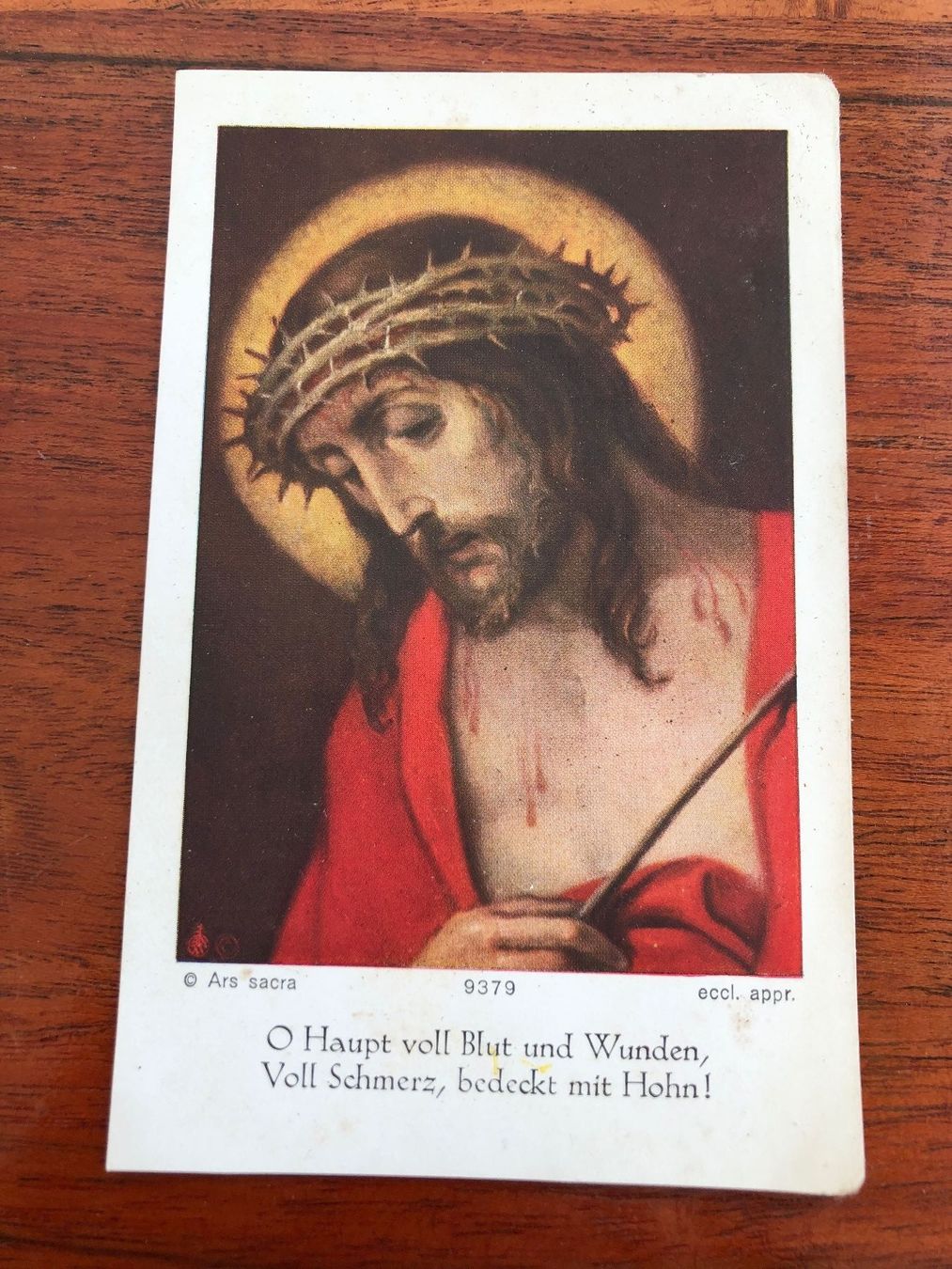 Foto & Immagini: Antike Jesus Andachtsbild  "Ars sacra" 9379 – Usato da Schübelbach venduto da Dolly990_2
