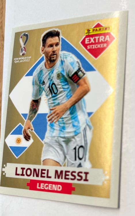 Lionel Messi, Gold / Legend / Panini Extra Sticker (Neu (gemäss ...