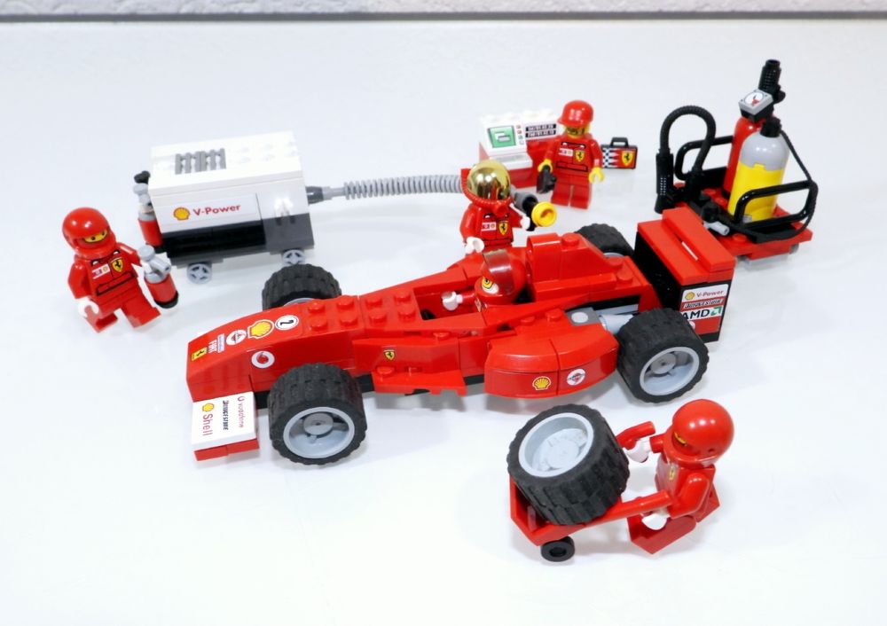 LEGO RACER 8673 SCUDERIA FERRARI FORMEL1 FUEL STOP (Gebraucht) in ...