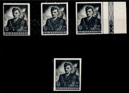 Kroatien 1944, Jure Francetic, Gezähnt/ geschnitten alle **