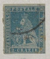Briefmarke Italien / Toskana