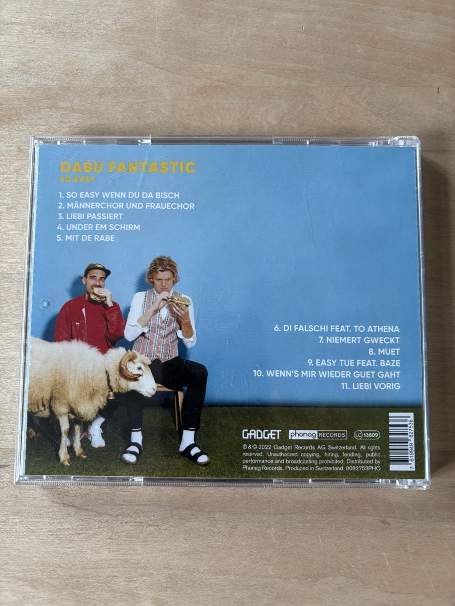CDs: Dabu Fantastic - So Easy  (CD) – D'occasion à Zürich par Interpol 1