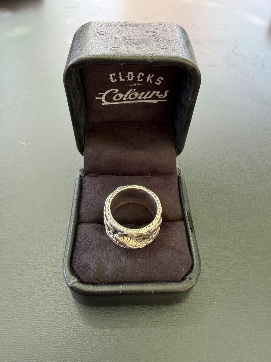 Bagues: Ring CLOCKS + COLOURS - Size 7 - Koi - Sterling Silver – D'occasion à Russikon par mischihipp 2