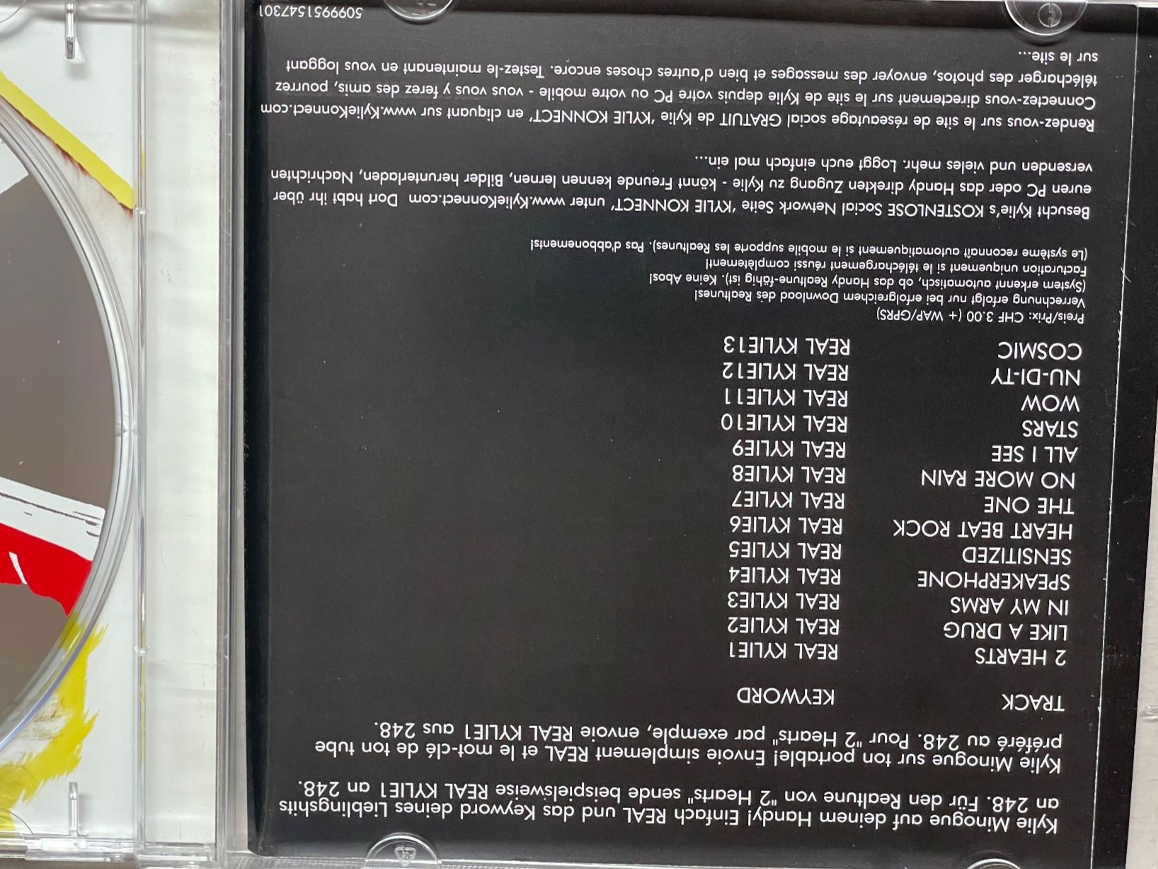 CD: Kylie Minogue - X – Usato da Muri b. Bern venduto da AdidasCollector 3