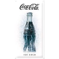 Blechschild 3D XL-COCA-COLA-ICE WHITE - 50 x 25 cm