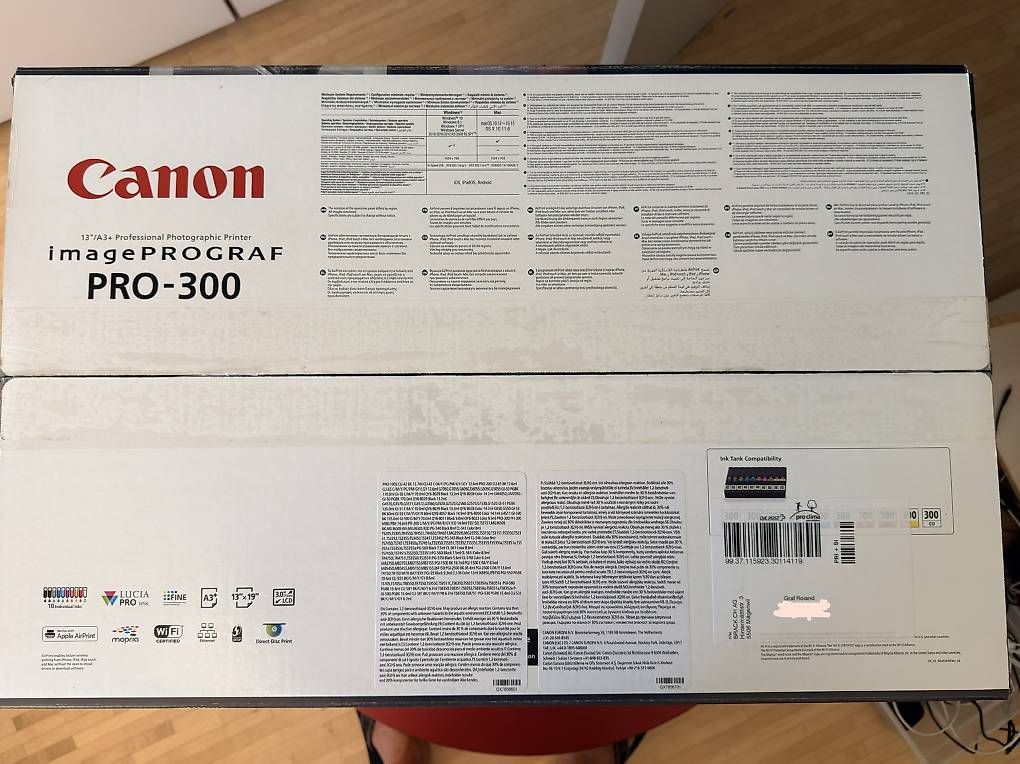 Canon Drucker: NEUER Canon PRO-300 – Neu und originalverpackt aus Horgen von roligraf 3