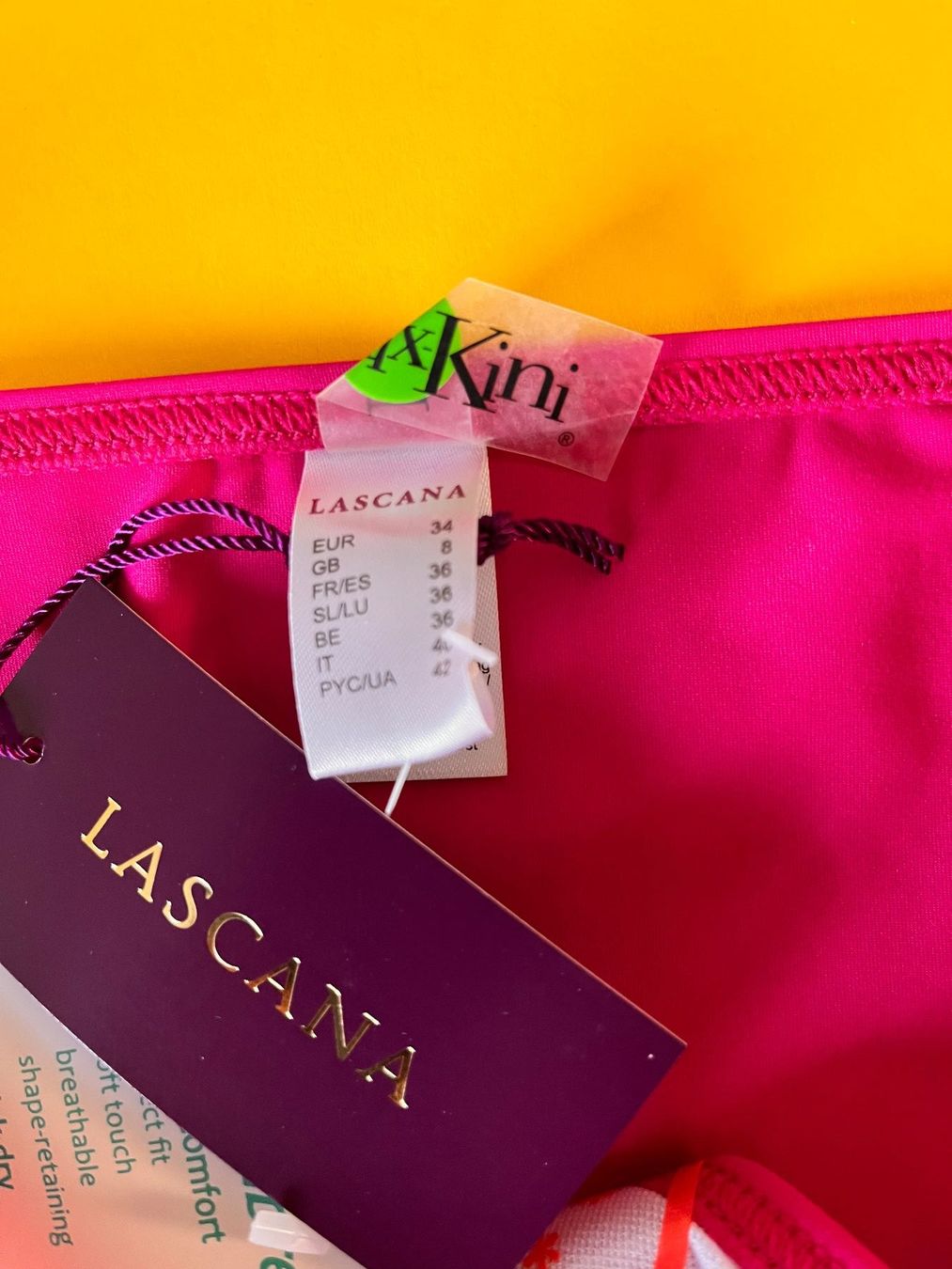 Lascana Costumi da bagno & Bikini: LASCANA, Push-Up-Bikini, Grösse 34C/34, Farbe Pink – Nuovo e nell'imballaggio originale da Rudolfstetten venduto da gst_g7xl 1