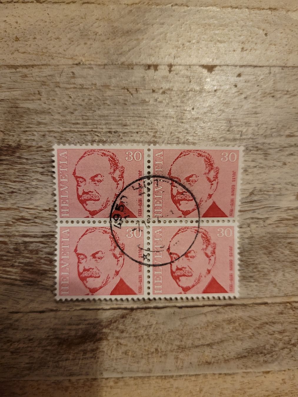Tous les timbres: Jules Gonin – D'occasion à Inwil par Flower2325