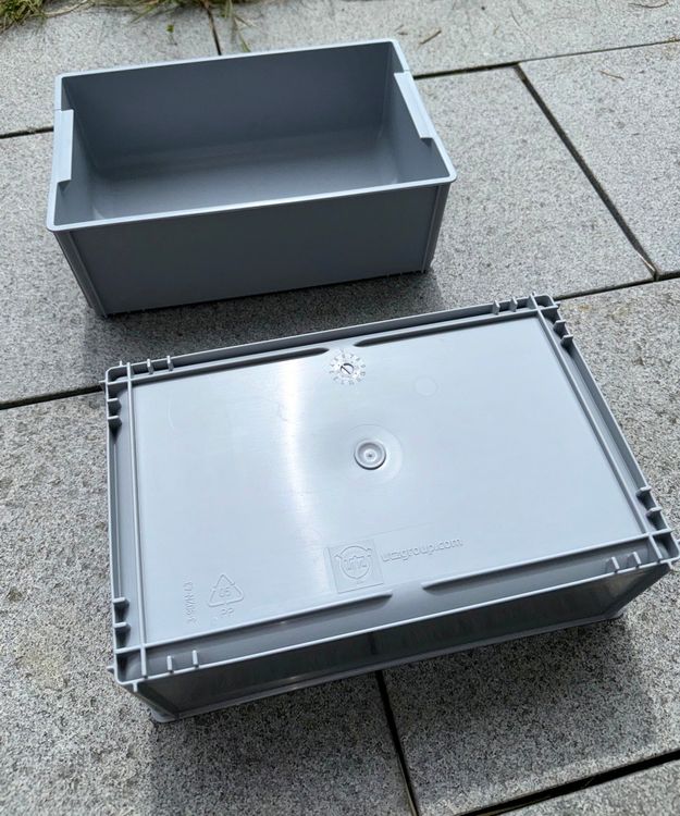 2x 2x Utz Rako Einsatzbehälter Grau | 10 × 28 × 18 cm (Neu (gemäss ...