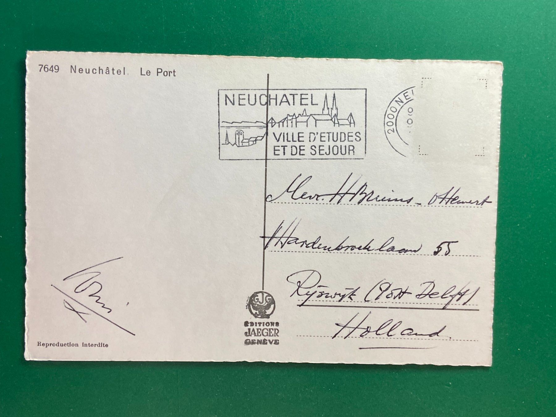 Cartes postales: Neuchâtel - le Port – D'occasion à Steg VS par danwer74 1