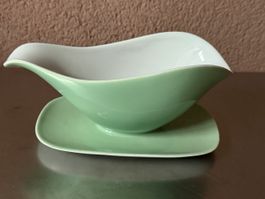 Rössler Sossenschüssel Sauciere Grün 