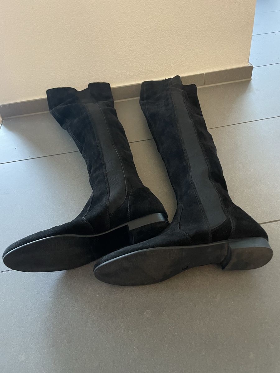 Scarpe da donna: Schwarze Wildleder Overknee-Stiefel Gr. 36 – Nuovo (secondo la descrizione) da Winterthur venduto da Lili3435 4