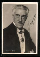 Portrait Johann Strauss mit Orden, Autog