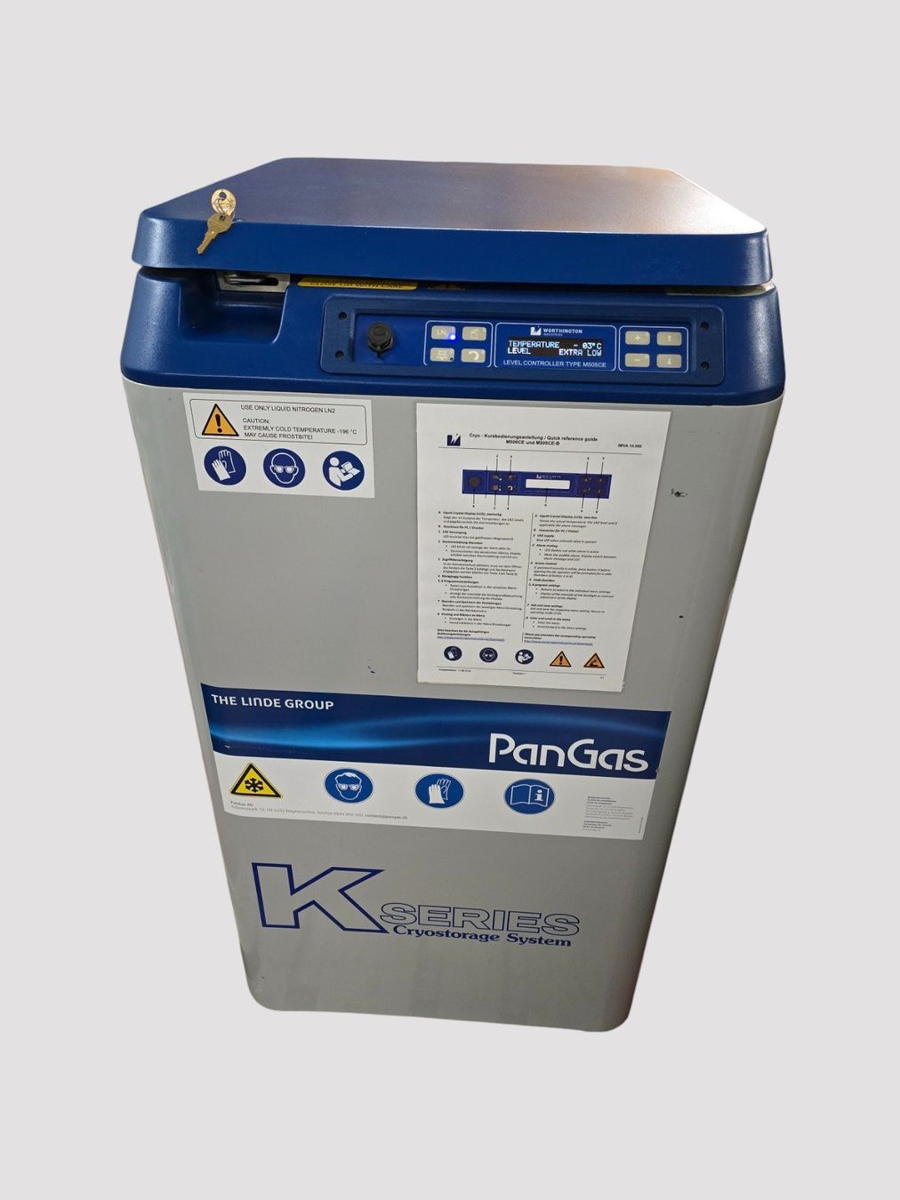 Accessori da laboratorio: LN₂ Kryo-Gefriergerät – Usato da Niederdorf venduto da LeptonAG_Labor 1