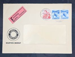CL23 Enveloppe + Timbre Suisse 1947
