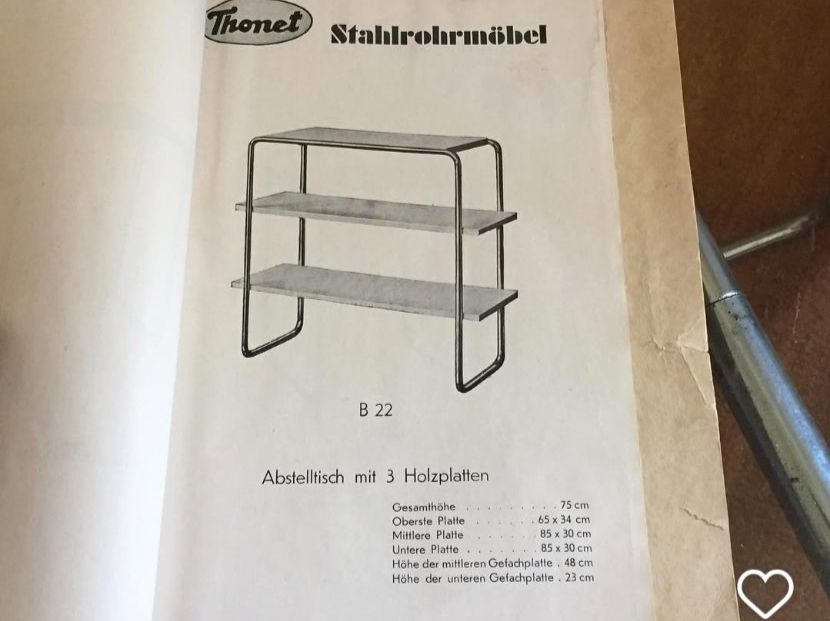 Scaffali: Marcel Breuer B22 Tischregal Mid Century – Usato da Haslen AI venduto da Vintagelix 9