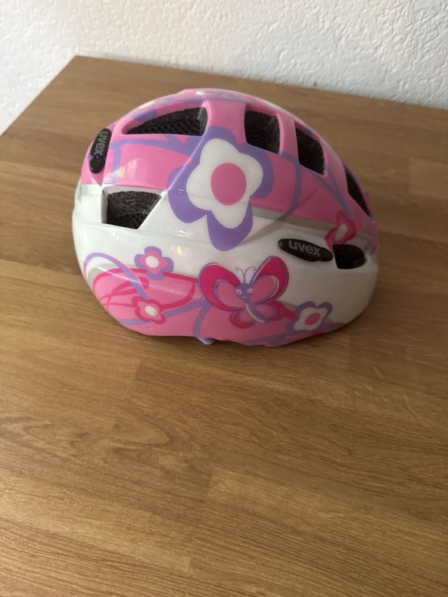 Uvex Caschi: Uvex Kinderhelm, Blumenmuster, Grösse ca. 46-52cm – Usato da Zürich venduto da dun_k7s7 1