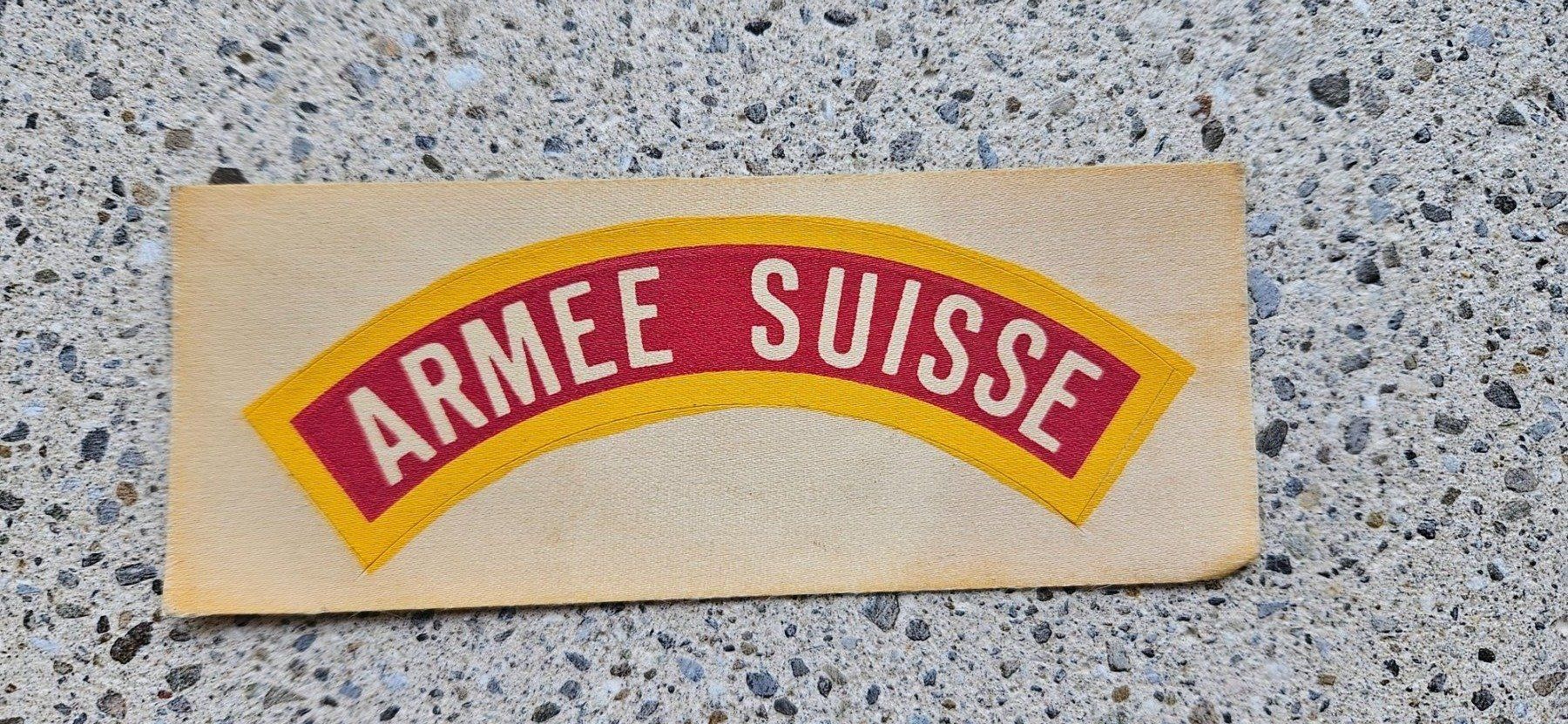 Schweizer Armee Plaketten & Abzeichen: *** Aufkleber Schweizer Armee *** – Neu und originalverpackt aus Riedholz von fr_sIruP