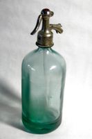 2x Jugendstil SIPHOFLASCHE / SODAFLASCHE, sehr dekorativ