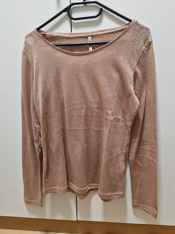 Maglioni & Felpe: langarm Pullover, Pulli, Glitzer, Oberteil, Shirt, Sommer – Nuovo e nell'imballaggio originale da Hettlingen venduto da exp_p7b2