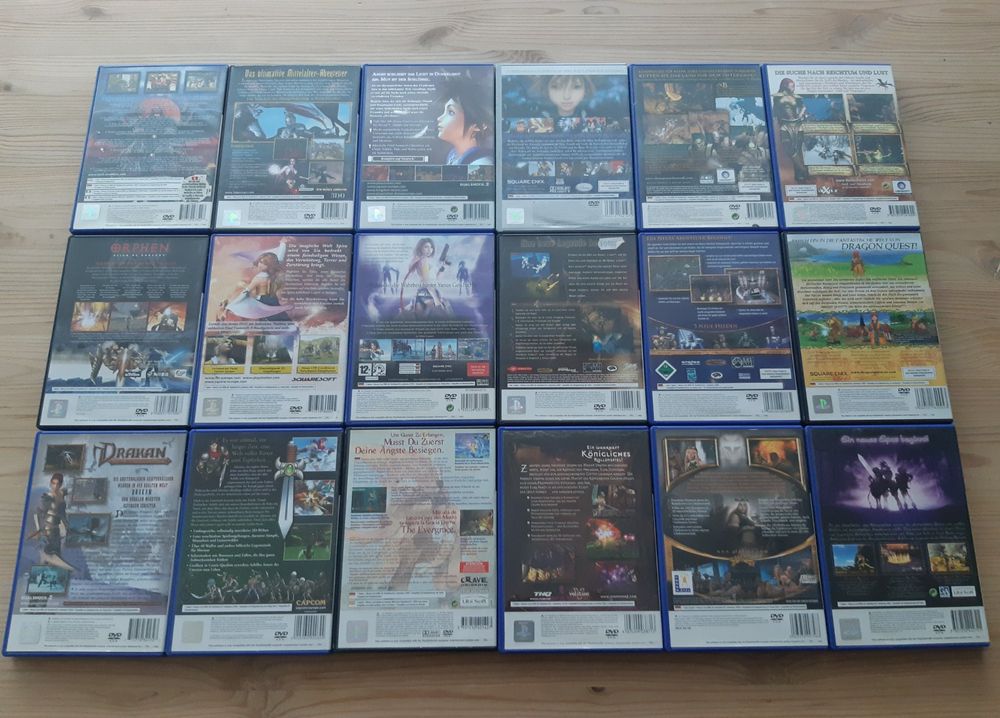 Rollenspiel / RPG Games Sammlung 18 PS2 Playstation 2 Spiele Kaufen