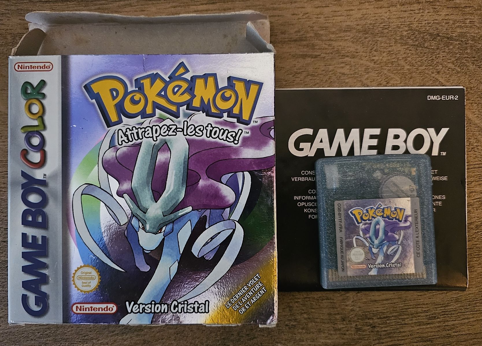 Pokémon Giochi: pokemon version cristal FR en boite gameboy sans cale – Usato da Pully venduto da RandomZero 1