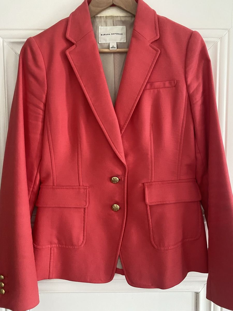 Banana Republic Giacche: Giacca blazer rosa corallo Tg. 6 USA – Usato da Zollikon venduto da son_56bs