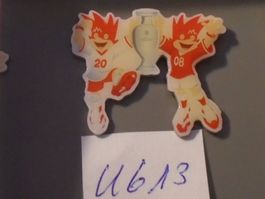 1 Schweiz/Österreich EM 2008 Maskottchen Pin Rarität! (U613)