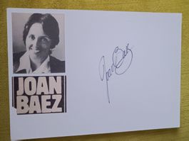 Joan Baez - handsigniert
