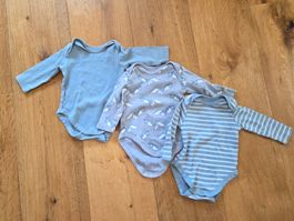 3x Baby Body C&A Gr. 62, Fuchs, Streifen, Newborn, gestreift