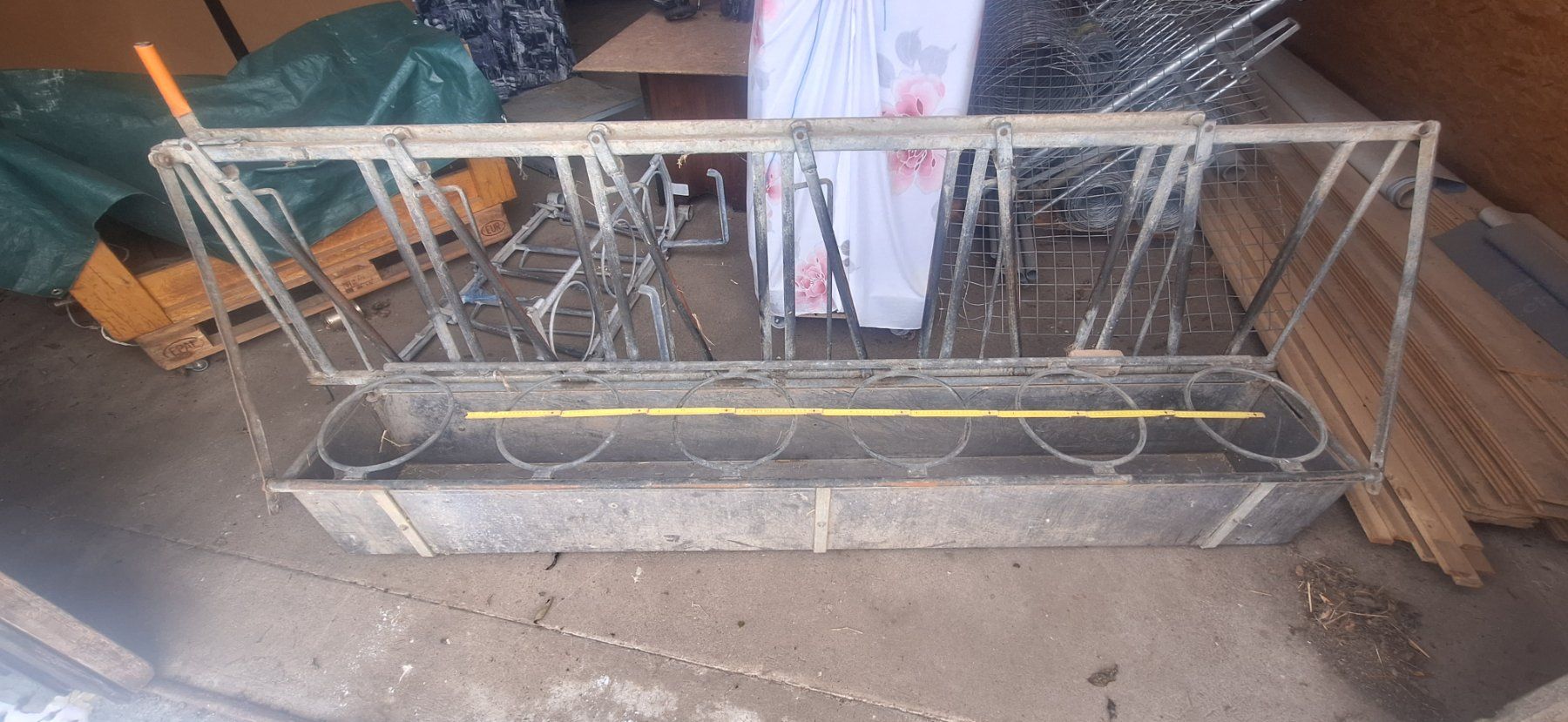 XILYZMO Viehtränke Aus Edelstahl 100x30 Cm – Beh Produktbild-Vorschau 2