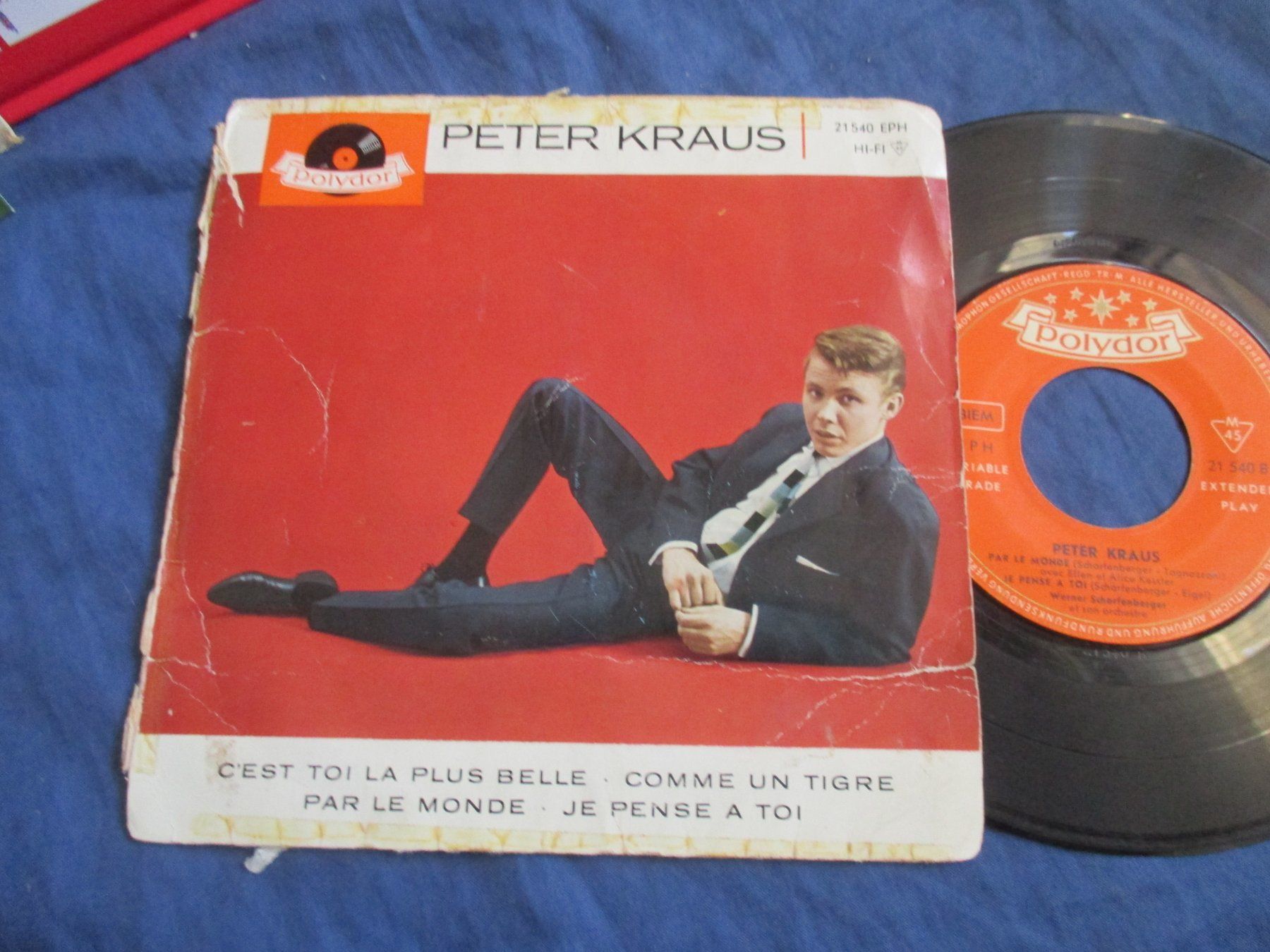 Schallplatten: Peter Kraus EP Comme un tigre – Gebraucht aus Colombier NE von nene288