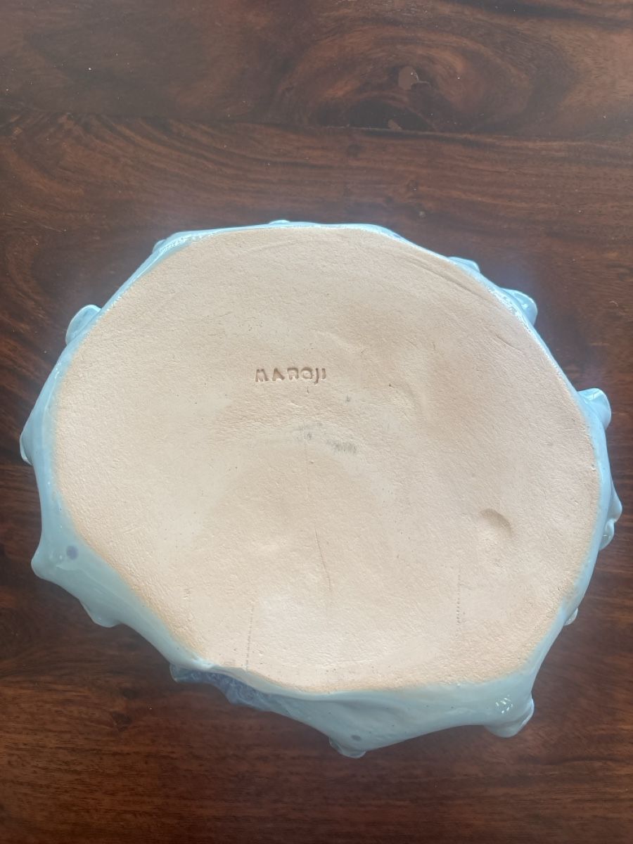 Piatti di portata: Handmade Ceramic Chip and Dip Bowl, Excellent Condition – Nuovo (secondo la descrizione) da Biel-Benken BL venduto da ste_86wx 1
