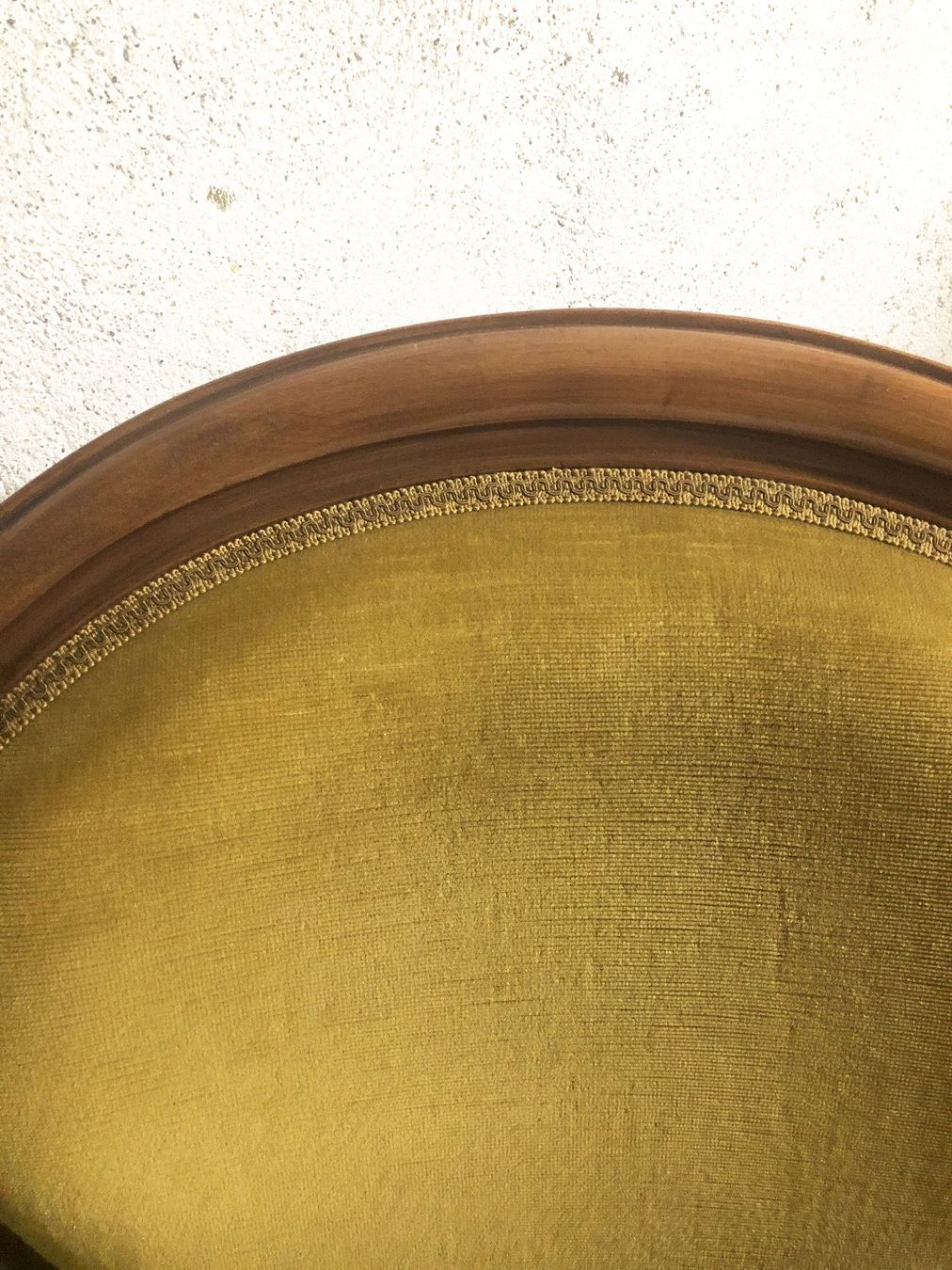 Poltrone: Fauteuil dit Roquillard  jaune moutarde – Usato da LAUSANNE venduto da swisspic 4