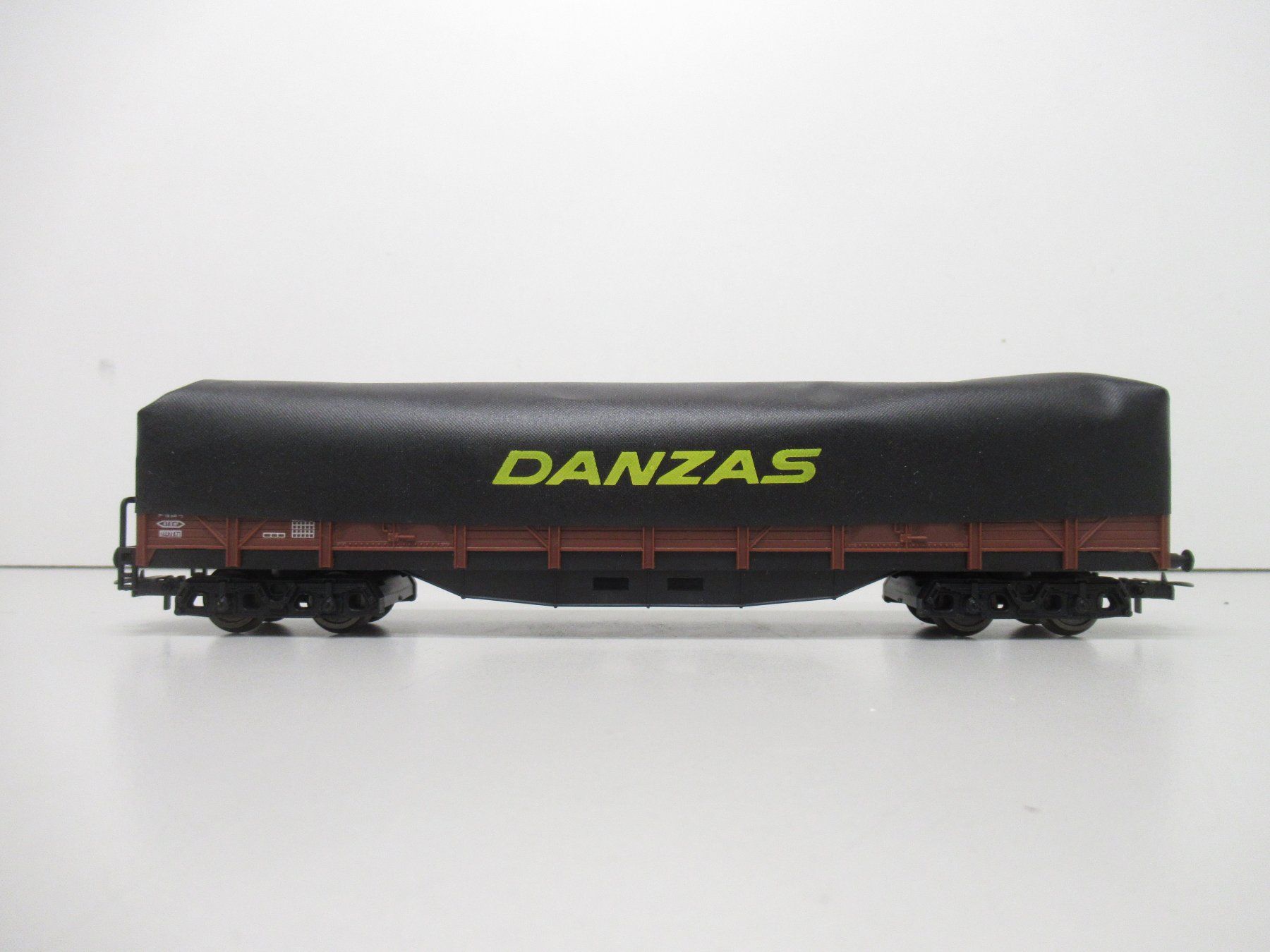 Lima Modellini di ferrovie: Lima 30935 Planengüterwagen "Danzas" DB Gleichstrom DC H0 – Usato da Basel venduto da mhmarken 1