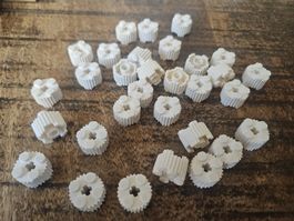 lego 92947 lot de 30 pièces White Brick, Round 2 x 2