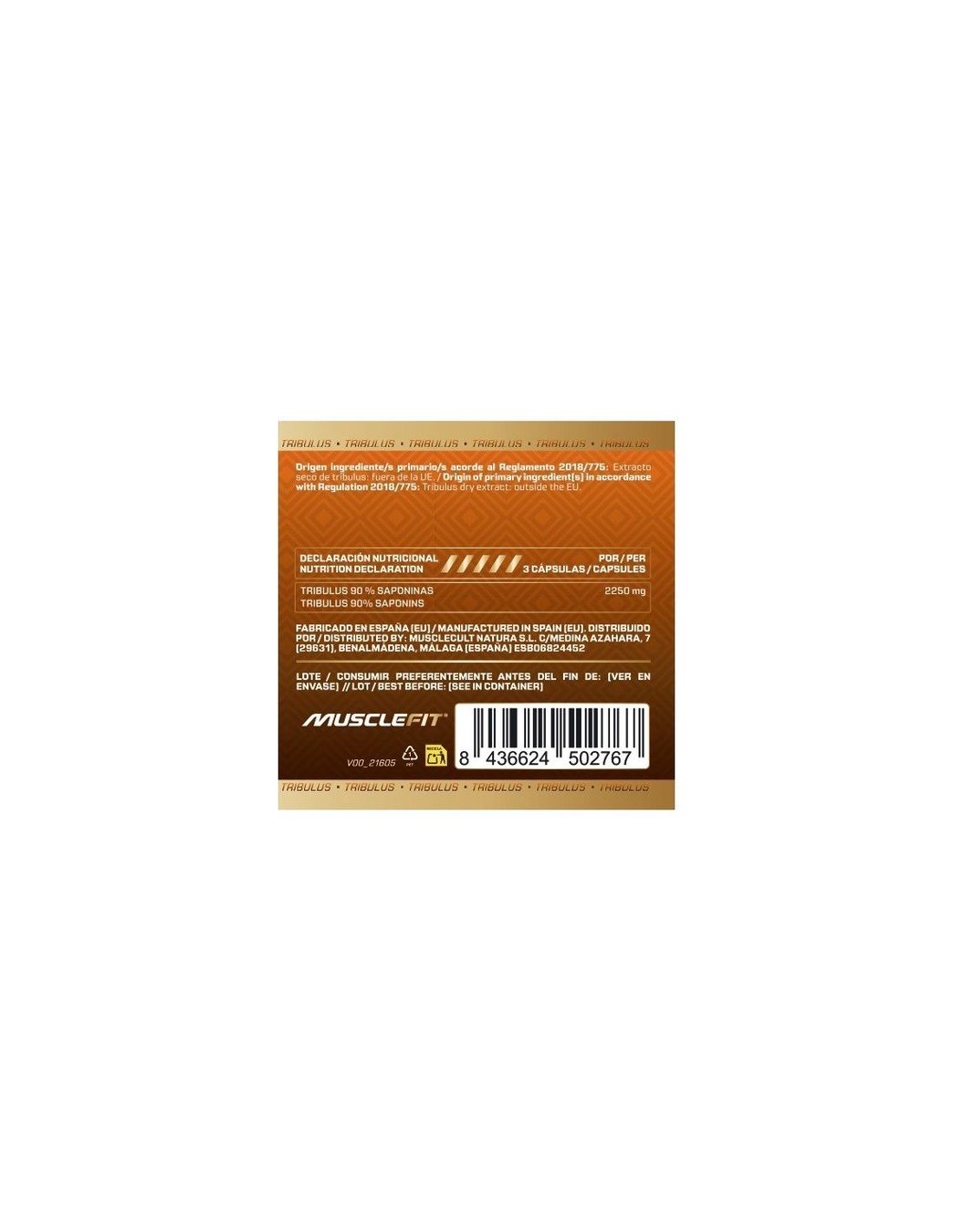 Cibi & Specialità: Tribulus Terrestris Kapseln - MUSCLEFIT – Nuovo e nell'imballaggio originale da Zürich venduto da MUSCLECULT.FIT 3