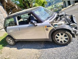 Mini Cooper silber gebraucht defekt Ersatzteil